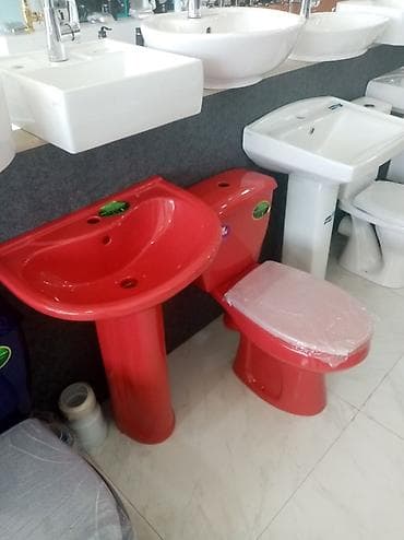 unitac: Unitaz ve tulpan desti. Qırmızı rəng. Dest sekilde satilir. Rusiya — 3