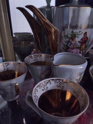 Çay dəsti, rəng - Ağ