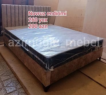 Yataq dəsti – yumşaq başlıqlı, taxta karkaslı, parça ilə üzlənmiş