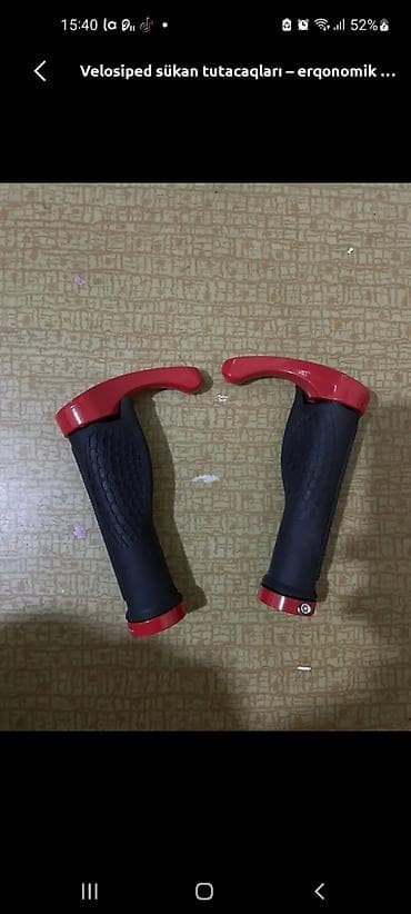 mtb velosipēdi: Velosiped sükan tutacaqları – ergonomik model - Material: sürüşməyə — 1