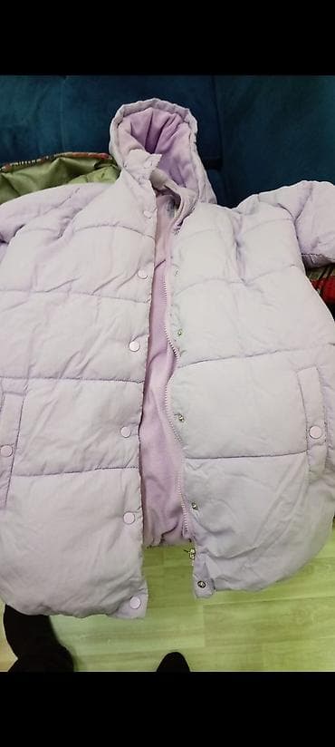 Uşaq üçün lilac rəngli şişmə qış kurtkası - Rəng: açıq bənövşəyi
