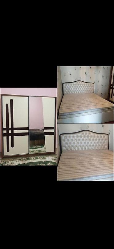 karaca sumqayıt: Yataq dəsti satilir. 250 azn. Yaxşı vəziyyətdədir matras var. Baza — 1