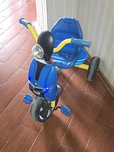 80azn alinib uc defe sorulub.Uşaq üçtəkərli velosipedi – mavi/sarı