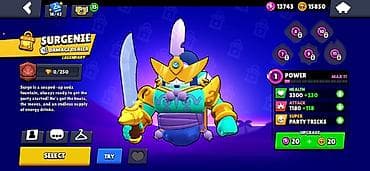 şexsi eşyalar: Brawl Stars oyun hesabı Əsas xüsusiyyətlər: - Kofeletilmiş profil: 14 — 8