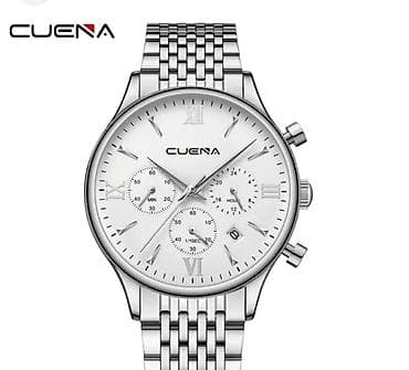 Сумки: Наручные часы, Cuena, цвет - Серебристый — 1