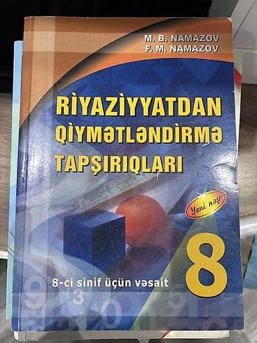 Məhsul: “Riyaziyyatdan Qiymətləndirmə Tapşırıqları – 8-ci sinif üçün lalafo.az -da Məhsul: “Riyaziyyatdan Qiymətləndirmə Tapşırıqları – 8-ci sinif üçün
