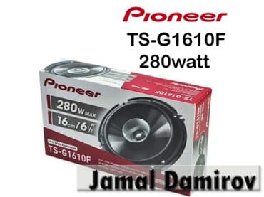 pioneer x9650bt: Pioneer Dinamiklər TSG1610F 280watt. Динамики Pioneer TSG1610F — 1