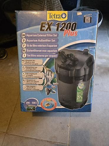 Аквариумные аксессуары и принадлежности: 2 ədəd Tetra EX 1200 Plus – akvarium üçün xarici filtr seti.Qiymət 2 — 1