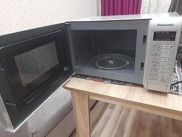 Mikrodalğalı soba Panasonic, rəng - Gümüşü