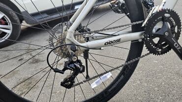 велосипеды trinx бишкек: Şosse/Gravel tipli velosiped - Çərçivə: yüngül alüminium, mat gümüş — 5