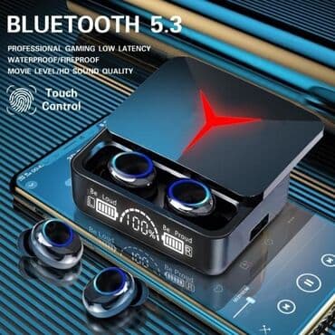 Yeni Simsiz (Bluetooth) Qulaqcıqlar, rəng - Qara