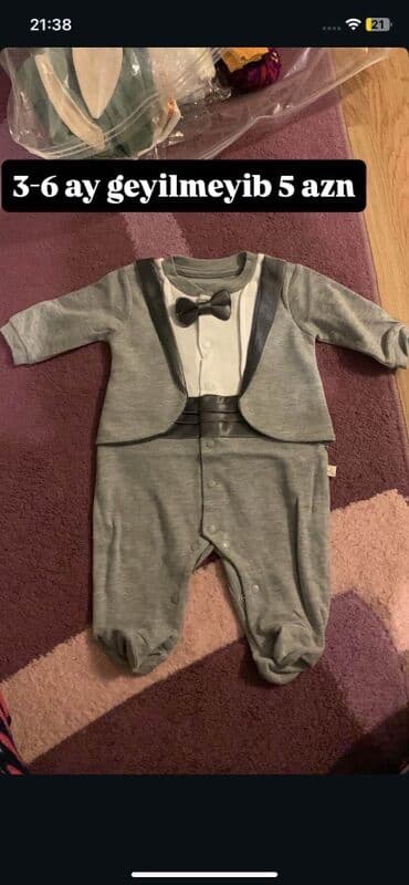 Uşaq dəsti, Uniseks, 3 - 6 ay