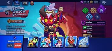 lupa satışı: Brawl Stars hesabı – yüksək səviyyəli qəhrəmanlar və nadir kostyum — 2