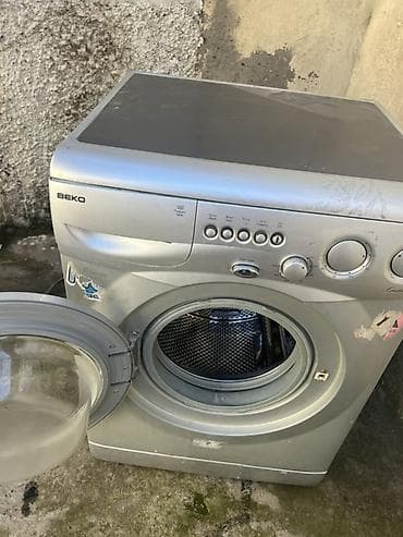 lazerli mala: Beko önyükləməli paltaryuyan maşın - Rəng: gümüşü - Ön tərəfdən — 3