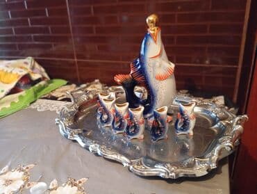 eşşək südü qiyməti: Rəng - Ağ, Keramika, 7, 2 l, SSRİ — 2