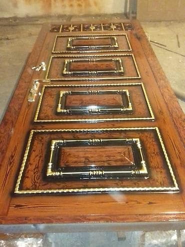 Döşəmə: Metall seyf qapılar – dekorativ naxışlı, möhkəm konstruksiya Məhsulun — 3