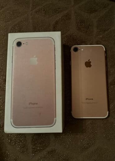 IPhone 7, 128 GB, Rose Gold, Barmaq izi, Sənədlərlə