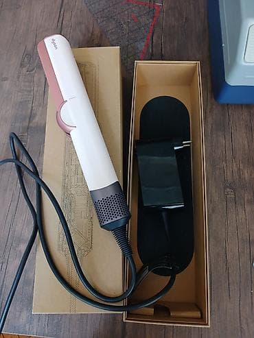 dyson azerbaijan: Məhsul: Dyson Airstrait saç düzləşdirici (rəng: ağ/çəhrayı-qızılı ton) — 2