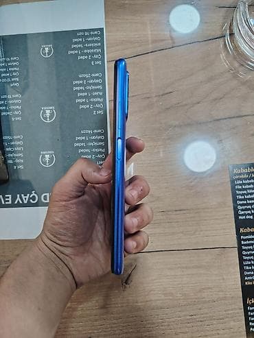 philips xenium 9@9d: Redmi 9T, 64 GB, rəng - Mavi, Barmaq izi — 3