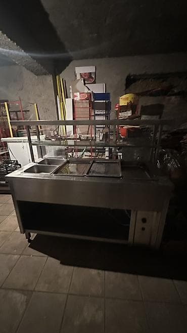 sendiviç panel: Paslanmayan poladdan bufet/xörək paylama vitrini dezgah - Material — 4