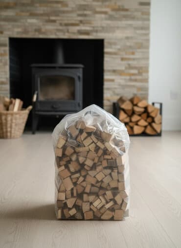 soba qaz: Məhsul: Ocaq/Manqal üçün qablaşdırılmış odun payları Təsvir: - Şəffaf — 2