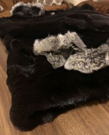 türk istehsalı olan qadın şubaları: Kürk, Milano, S, rəng - Qara — 21