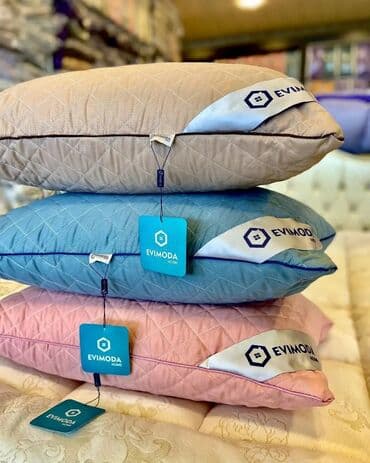 силиконовая подушка: 50*70 Evimoda nano elyaf yastıq Hərşeysizlərinrahatlığıüçün🙂 Hərcür — 1