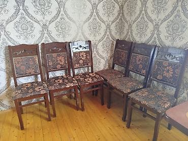balkon stul: 1açilan masa 6stul ideal veziyyetdedir. Unvan Novxanı — 8