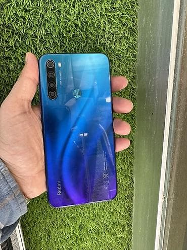 telefon tripodu: Redmi 64 GB, rəng - Mavi, Barmaq izi — 2
