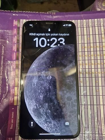 12 pro max case: IPhone X, 64 GB, Ağ, Qırıq — 1