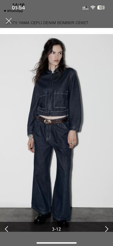 ваза для цветов: Zara - cins kurtka Bir iki defe geyilib 
teze kimidir — 8