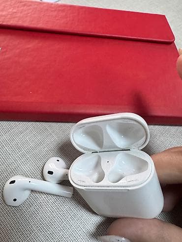 eirpods: İşlənmiş Simsiz (Bluetooth) Qulaqcıqlar, Apple, rəng - Ağ — 3