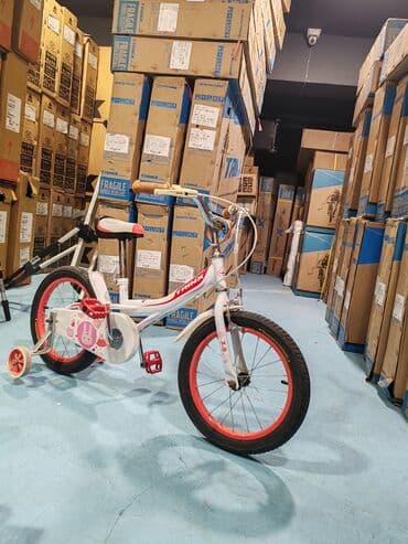 qalin tekerli velosiped: İki təkərli Uşaq velosipedi Trinx, 16", sürətlərin sayı: 1 — 2