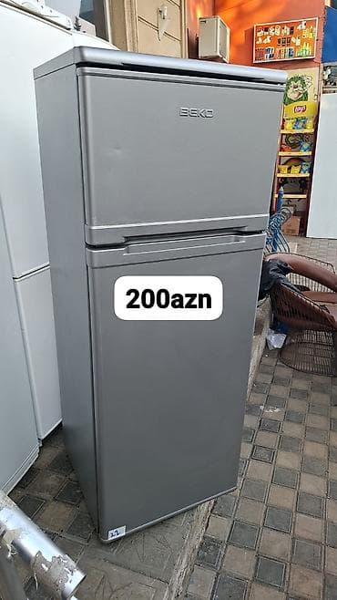 2 qapılı Beko Soyuducu Satılır, rəng - Boz — 1