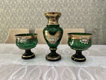 zümrüd rengi: Vaza dəsti, Bogem şüşəsi — 1