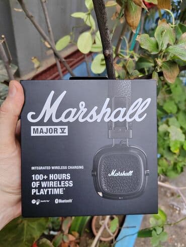 marshall наушники: Новый Беспроводные (Bluetooth) Наушники, Marshall, цвет - Черный — 1