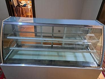 Витрины-холодильники: Soyuduculu vitrin – desert və məhsul nümayişi üçün - Şüşəli ön panel — 2