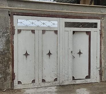 İşlənmiş Dəmir Həyət darvazası, Yana açılan, Mexaniki, rəng - Bej, Kredit yoxdur, Ünvandan götürmə