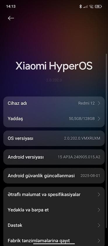redmi pad: Redmi 12, 128 GB, rəng - Mavi — 3