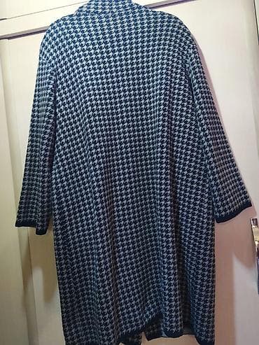 Qadın Jaket/manto. 54razmer - Naxış: klassik “it dişi” (hounds­tooth) — 2