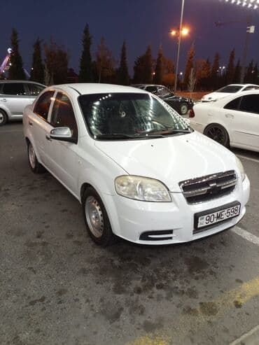 авто дешево купить: Chevrolet Aveo LS sedan – ağ rəng, 4 qapı. Əsas xüsusiyyətlər: - — 7