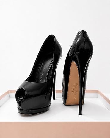 Giuseppe Zanotti qadın tufliləri - Model: Peep-toe platformalı