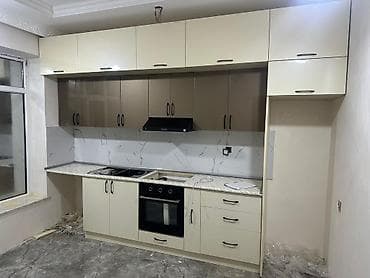 fasad daşları: Sifarişlə mətbəx dəsti, Özü çəkən petlələr, MDF, Kredit yoxdur, Pulsuz çatdırılma, Rayonlara çatdırılma — 8