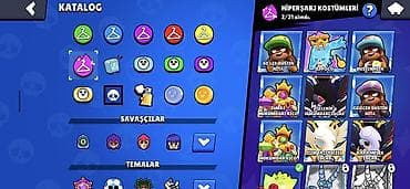 подержанные авто: Brawl Stars oyunu üçün hesab - Kupa yolu: 20,213 - Prestij: 2 - Hesab — 7