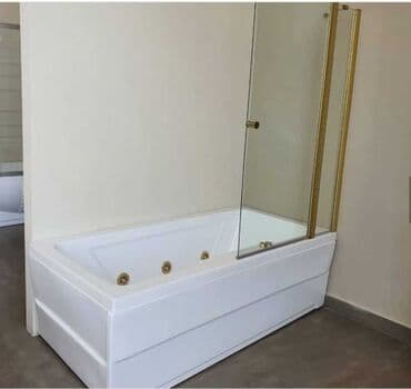 hamam ucun duş kabinleri: Yeni Arakəsmə, Düzbucaqlı, Pulsuz çatdırılma — 11