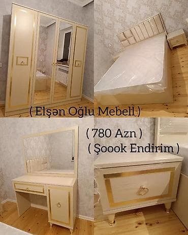 hesenoglu mebel instagram: Yataq otağı mebel dəstləri Tərkibi: - 3 qapılı (ortası güzgülü) şkaf — 2