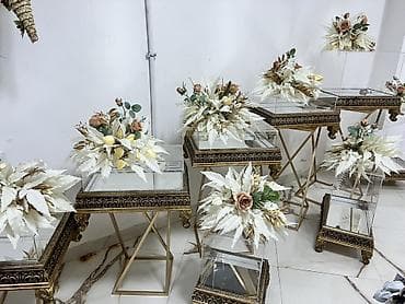 xonca kirayesi: 10ədəd dəmir xonça altlığı. Üstü şüşəli. Heç bir problemi yoxdur — 1