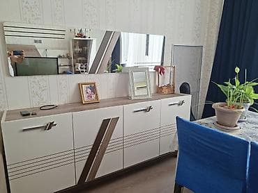 metbex dolab: Qonaq otağı üçün dəst mebel Tərkibi: - TV stendi: mərkəzdə açıq rəfli — 2