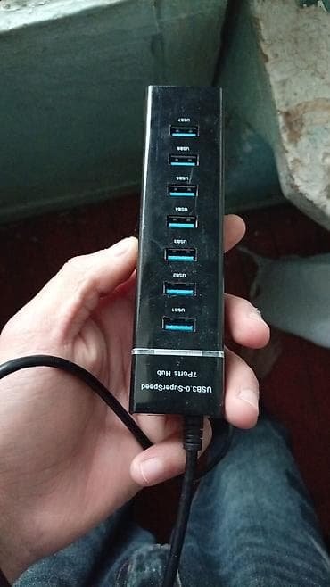 USB 3.0 “Superspeed” 7 portlu HUB - 7 ədəd USB 3.0 portu: siçan
