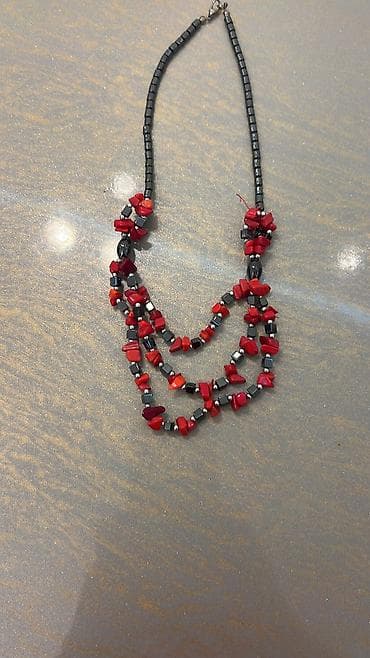 qizil mirvari: Hamisi tebii daslardi.Mirvari,Opal,qorniy pesok,Mercan . aqat — 4